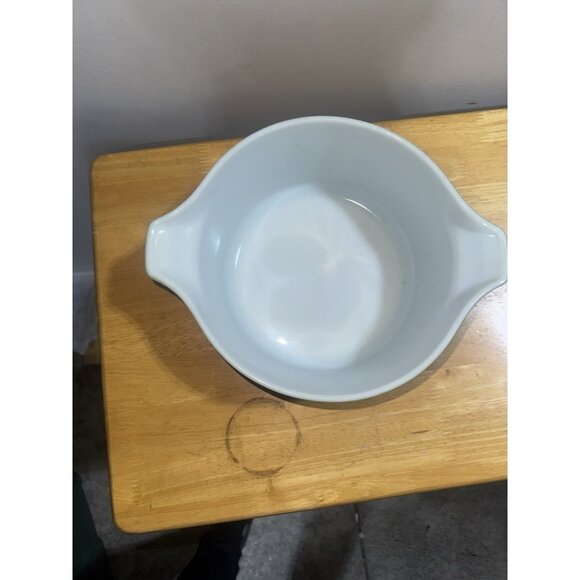 Vintage Pyrex 475 B 2.5 QT. Mixing Bowl Spring Blossom Green Flowers 60s Kitchen - Picture 2 of 5